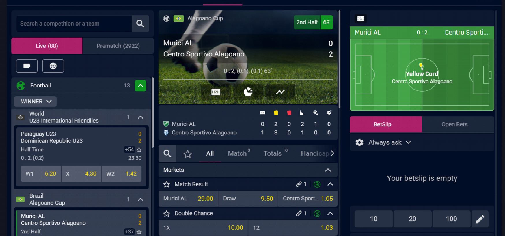 NagsBet in play betting
